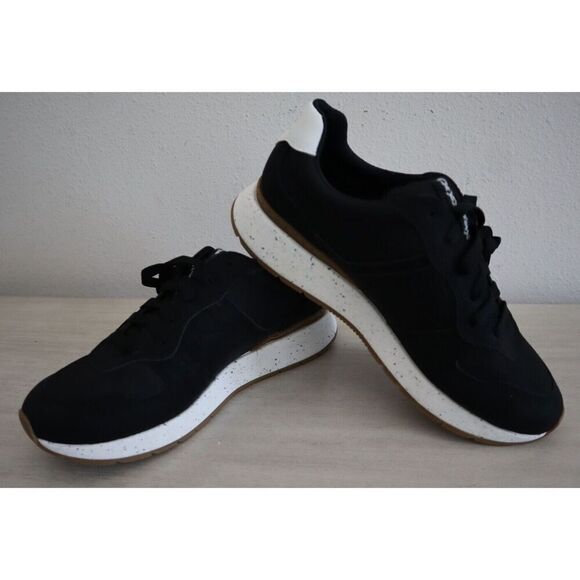 UGG 1136855 Women's Sz 7.5 Black/Coconut Milk White ReTrainer Sneaker Shoes - Picture 1 of 11